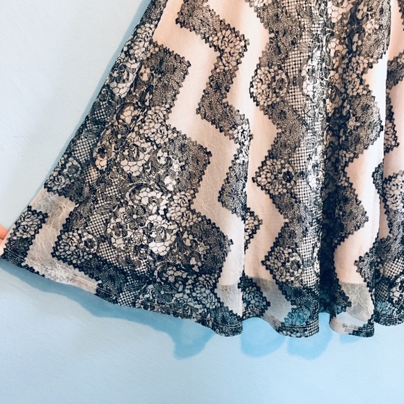 Beautiful Black & White Lace Dress by Love & 🔥 - Picture 6 of 8